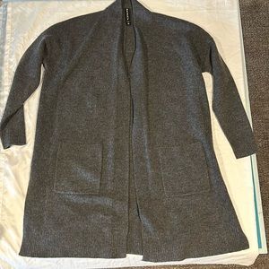 Athleta gray open cardigan sweater size XS